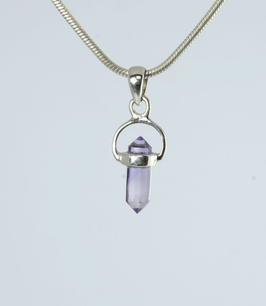 Anhänge Amethyst Spitze Doppelender Mini