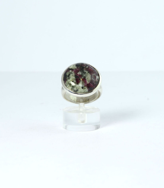 Unikat Ring Eudyalith Rund 19 mm