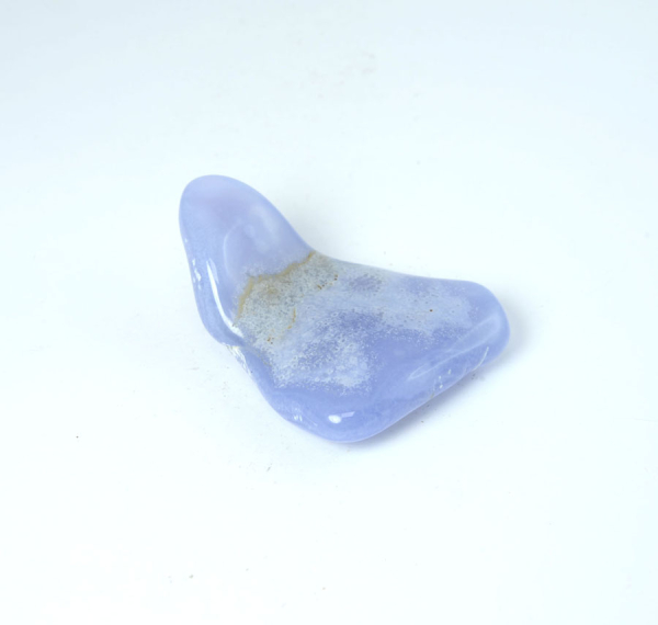 Unikat Chalcedon Blau Handschmeichler